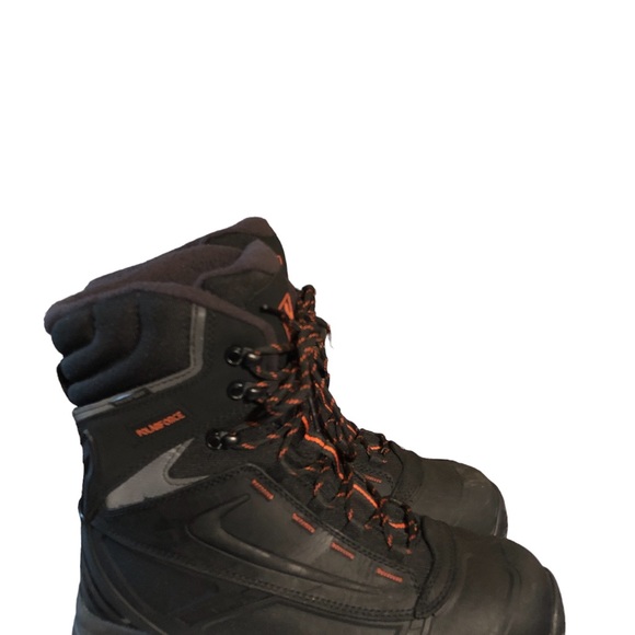 SOLD Work-boots Black Men 9M Great uses for Snow, Warehouse, Anti Slip - Picture 6 of 11